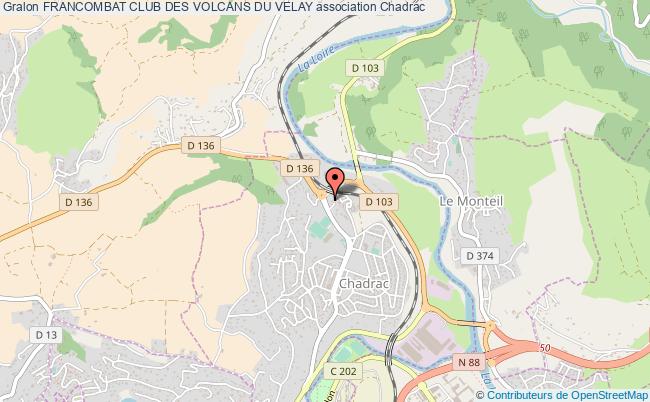 plan association Francombat Club Des Volcans Du Velay Chadrac