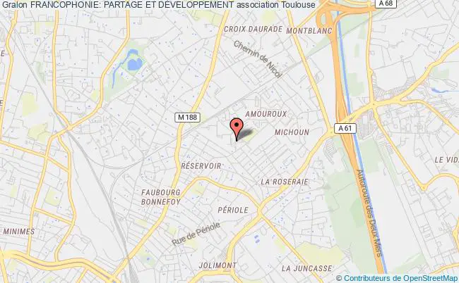 plan association Francophonie: Partage Et DÉveloppement Toulouse