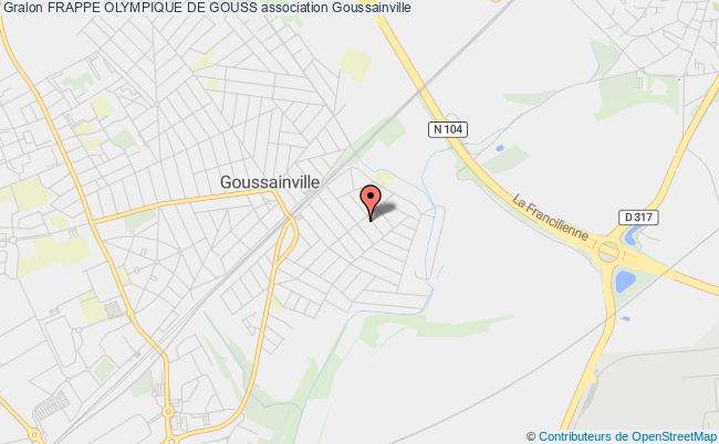 plan association Frappe Olympique De Gouss Goussainville