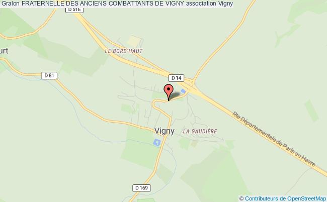 plan association Fraternelle Des Anciens Combattants De Vigny Vigny