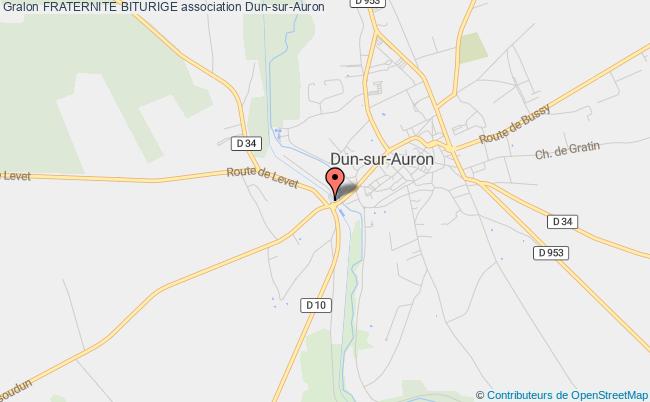 plan association Fraternite Biturige Dun-sur-Auron