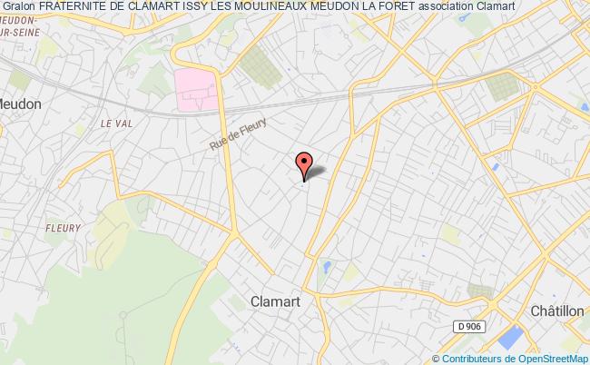 plan association Fraternite De Clamart Issy Les Moulineaux Meudon La Foret Clamart