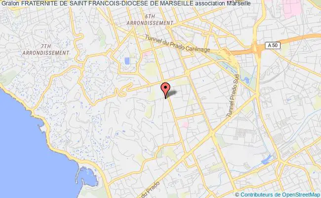 plan association Fraternite De Saint Francois-diocese De Marseille Marseille