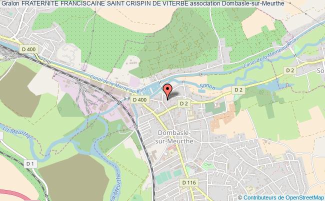 plan association Fraternite Franciscaine Saint Crispin De Viterbe Dombasle-sur-Meurthe