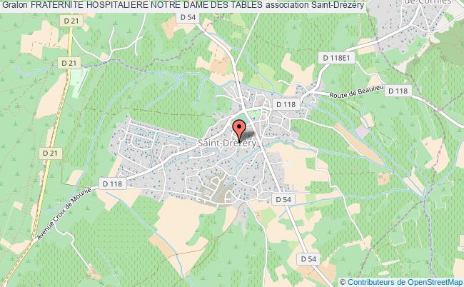 plan association Fraternite Hospitaliere Notre Dame Des Tables Saint-Drézéry
