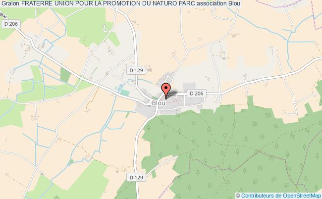 plan association Fraterre Union Pour La Promotion Du Naturo Parc Blou