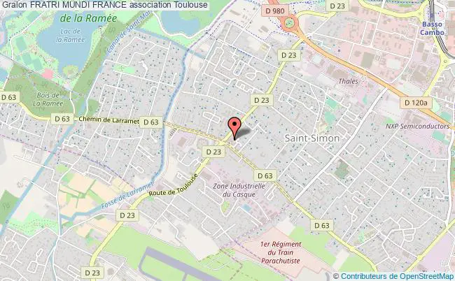 plan association Fratri Mundi France Toulouse