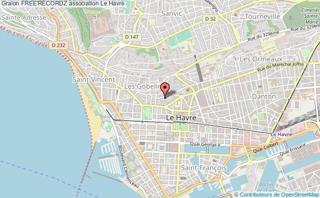plan association Free'recordz Le    Havre