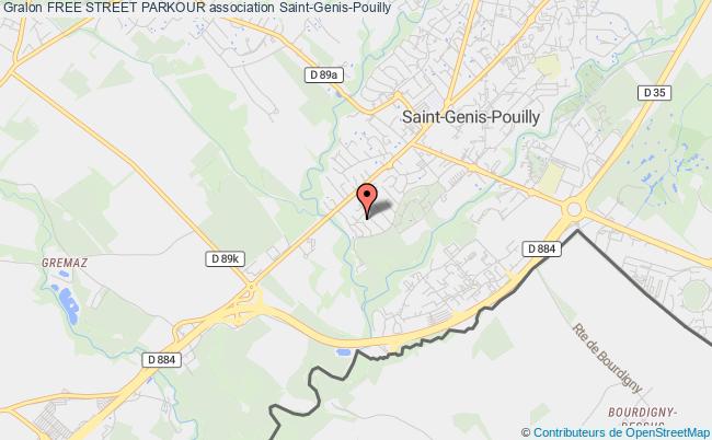 plan association Free Street Parkour Saint-Genis-Pouilly