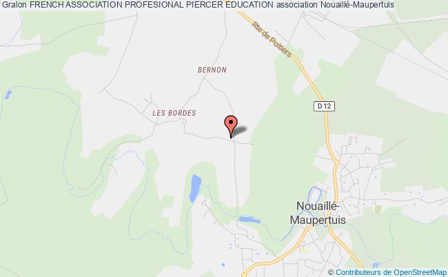 plan association French Association Profesional Piercer Education Nouaillé-Maupertuis