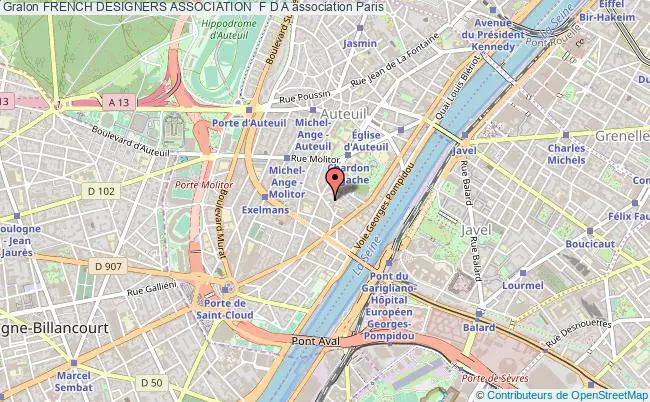 plan association French Designers Association  F D A Paris 16e