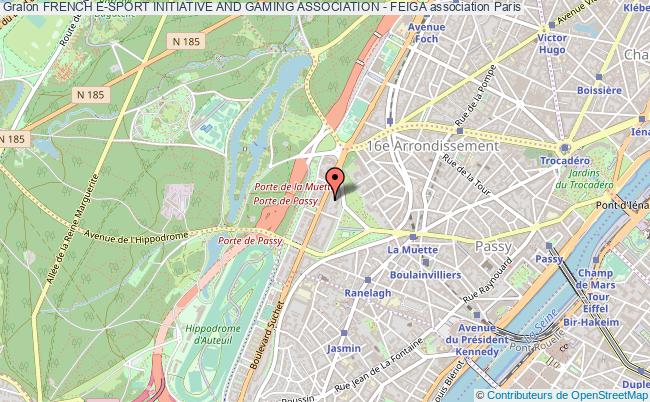 plan association French E-sport Initiative And Gaming Association - Feiga Paris 16e