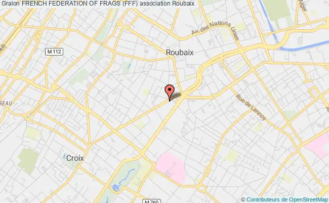 plan association French Federation Of Frags (fff) Roubaix