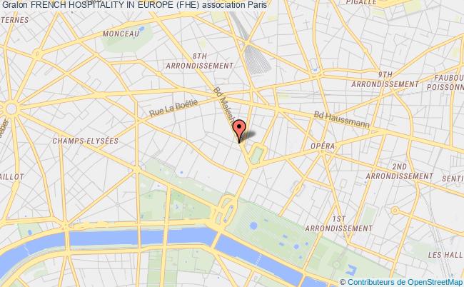 plan association French Hospitality In Europe (fhe) Paris