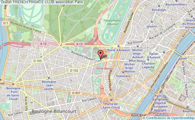 plan association French Private Club Paris