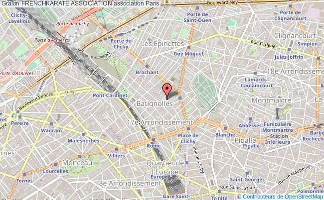 plan association Frenchkarate Association Paris