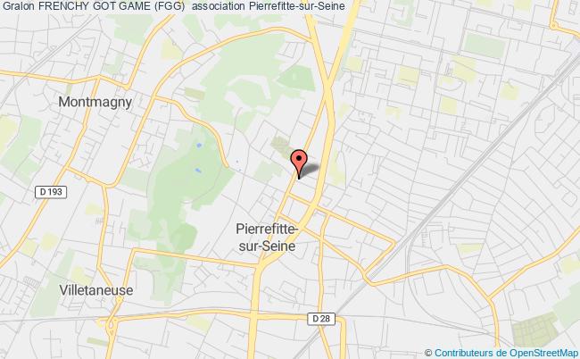 plan association Frenchy Got Game (fgg)  Pierrefitte-sur-Seine