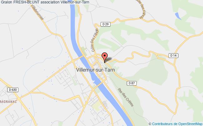 plan association Fresh-blunt Villemur-sur-Tarn