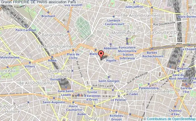 plan association Friperie De Paris Paris