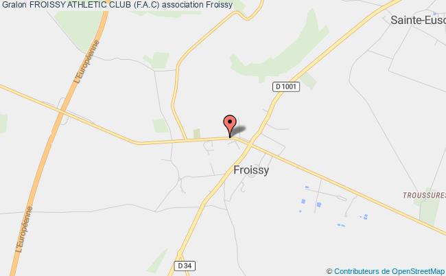 plan association Froissy Athletic Club (f.a.c) Froissy