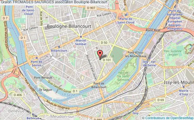 plan association Fromages Sauvages Boulogne-Billancourt