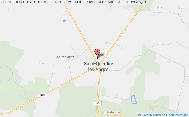 plan association Front D'autonomie ChorÉgraphique B Saint-Quentin-les-Anges