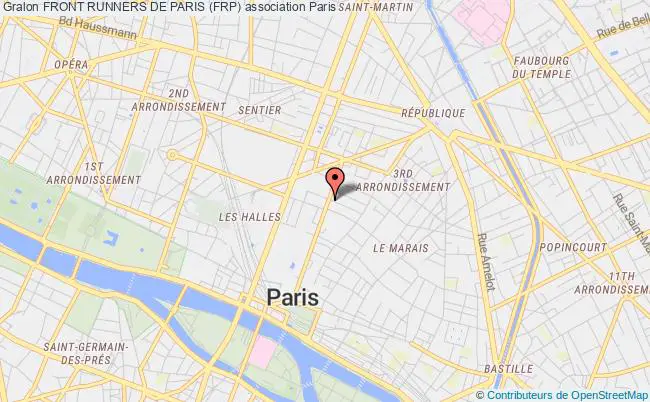 plan association Front Runners De Paris (frp) Paris