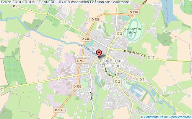 plan association Froufrous Et Fanfreluches Châtillon-sur-Chalaronne