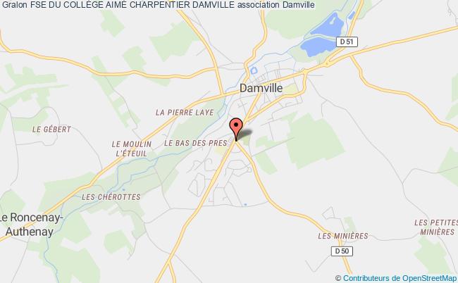 plan association Fse Du CollÈge AimÉ Charpentier Damville Mesnils-sur-Iton