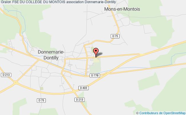 plan association Fse Du CollÈge Du Montois Donnemarie-Dontilly
