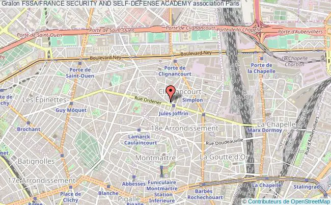 plan association Fssa/france Security And Self-defense Academy Paris Cedex 18