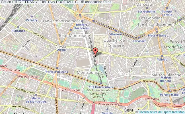 plan association Ftfc  - France Tibetain Football Club Paris