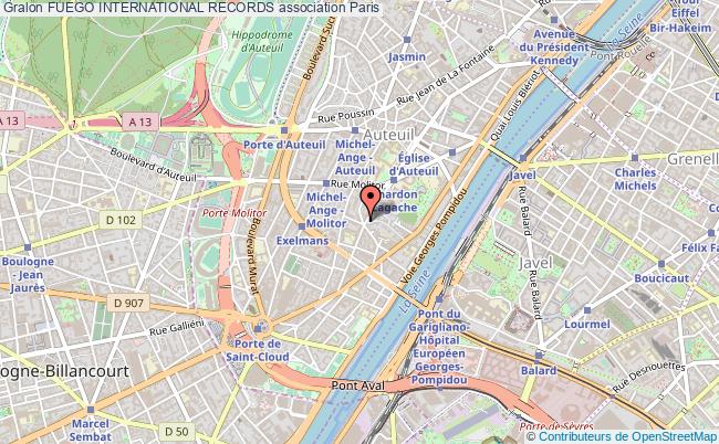 plan association Fuego International Records Paris