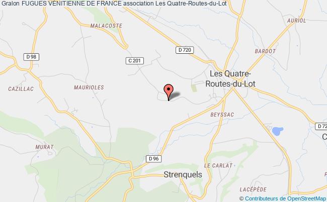 plan association Fugues VÉnitienne De France Vignon-en-Quercy