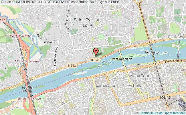 plan association Fukuri Iaido Club De Touraine Saint-Cyr-sur-Loire
