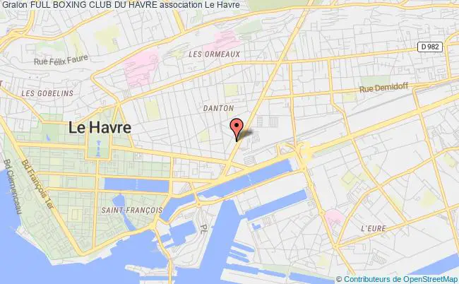 plan association Full Boxing Club Du Havre Le Havre