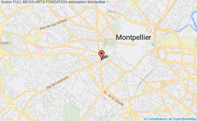 plan association Full Moon Arts Fondation Montpellier