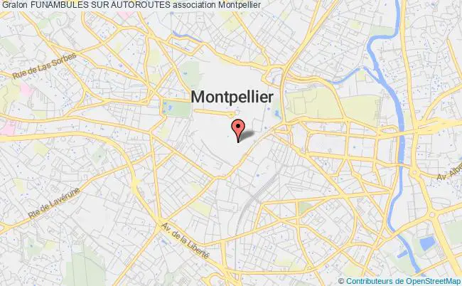 plan association Funambules Sur Autoroutes Montpellier
