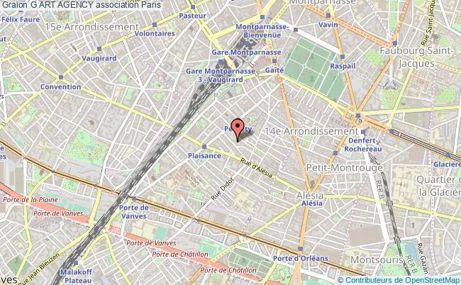 plan association G Art Agency Paris