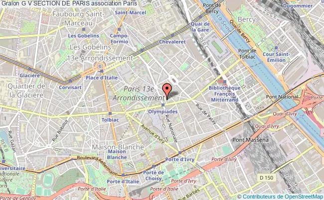 plan association G V Section De Paris Paris