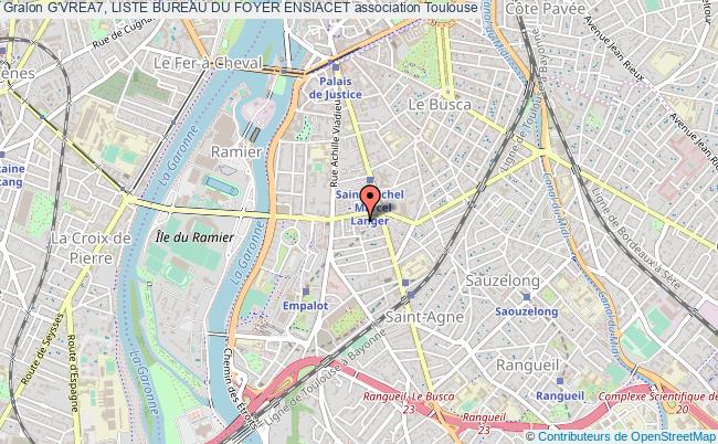 plan association G'vrea7, Liste Bureau Du Foyer Ensiacet Toulouse