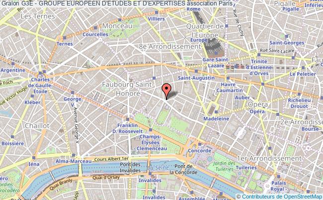 plan association G3e - Groupe Europeen D'etudes Et D'expertises Paris