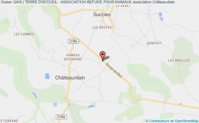 plan association GaÏa | Terre D'accueil - Association Refuge Pour Animaux Châteauvilain