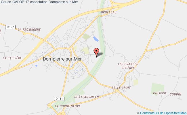 plan association Galop 17 Dompierre-sur-Mer