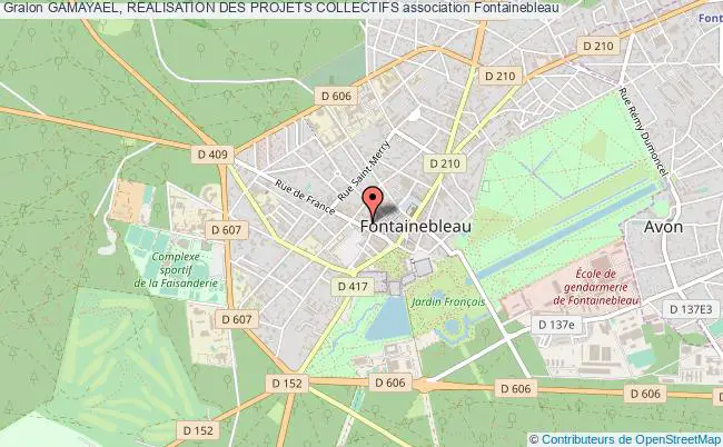 plan association Gamayael, Realisation Des Projets Collectifs Fontainebleau