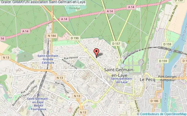 plan association Gamayun Saint-Germain-en-Laye