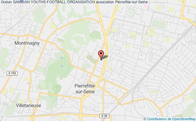 plan association Gambian Youths Football Organisation Pierrefitte-sur-Seine