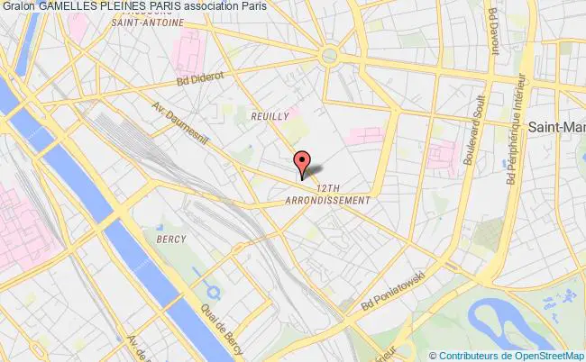 plan association Gamelles Pleines Paris Paris 12e
