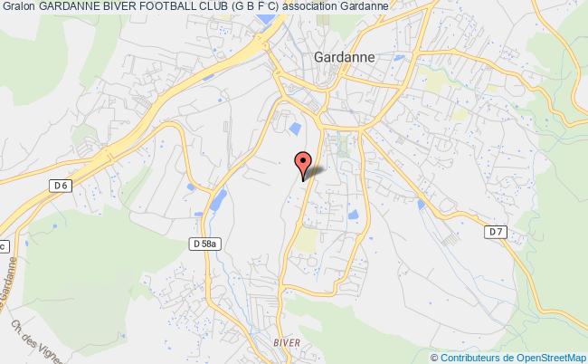 plan association Gardanne Biver Football Club (g B F C) Gardanne