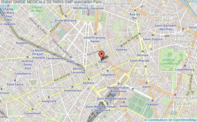 plan association Garde Medicale De Paris Gmp Paris